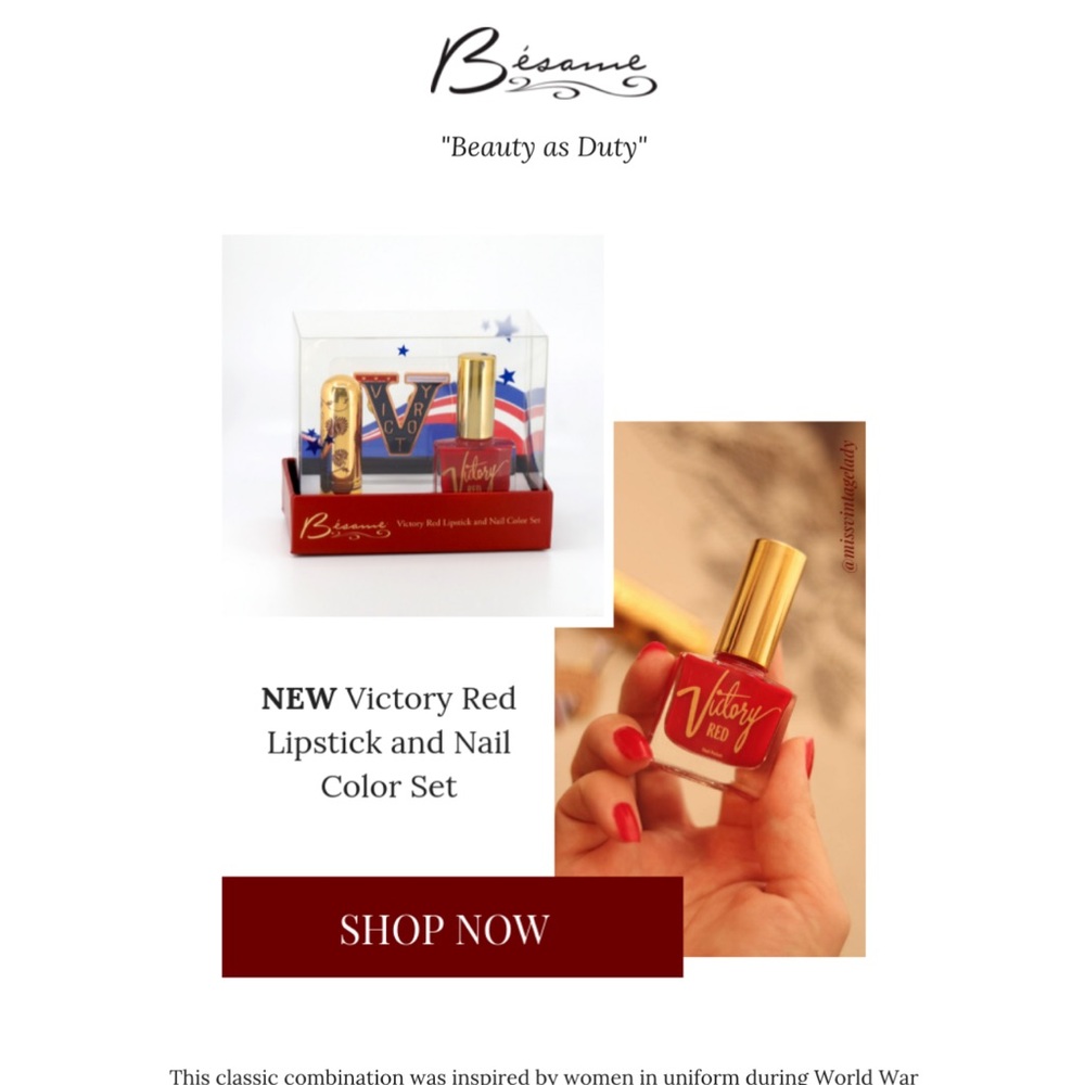 Bésame Victory set ❣️ retired ❣️